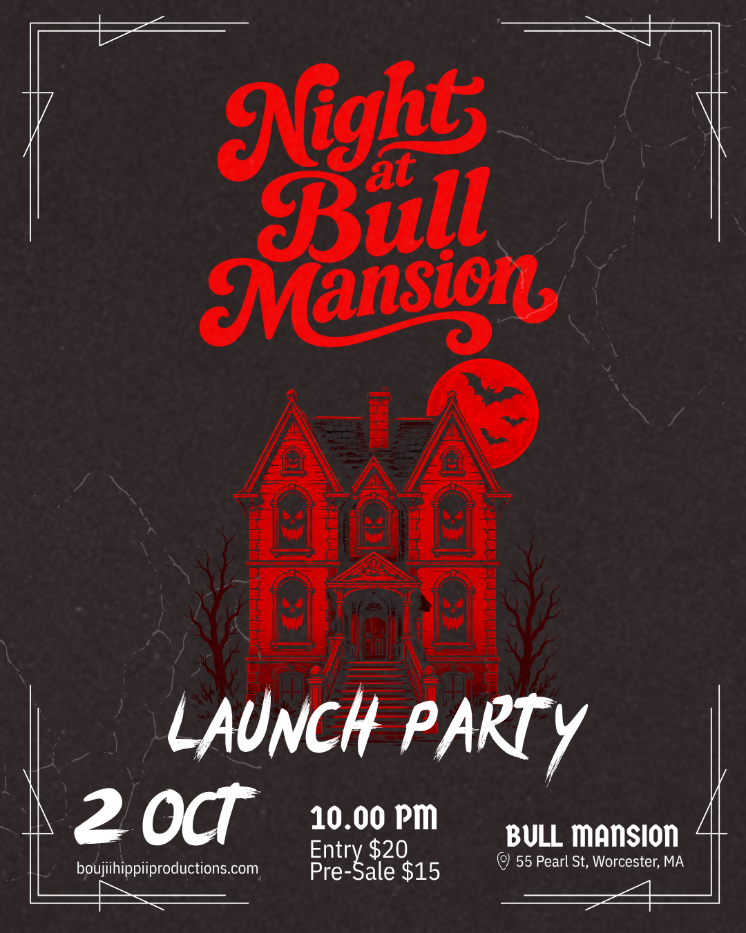 Launch Party: Night at Bull Mansion