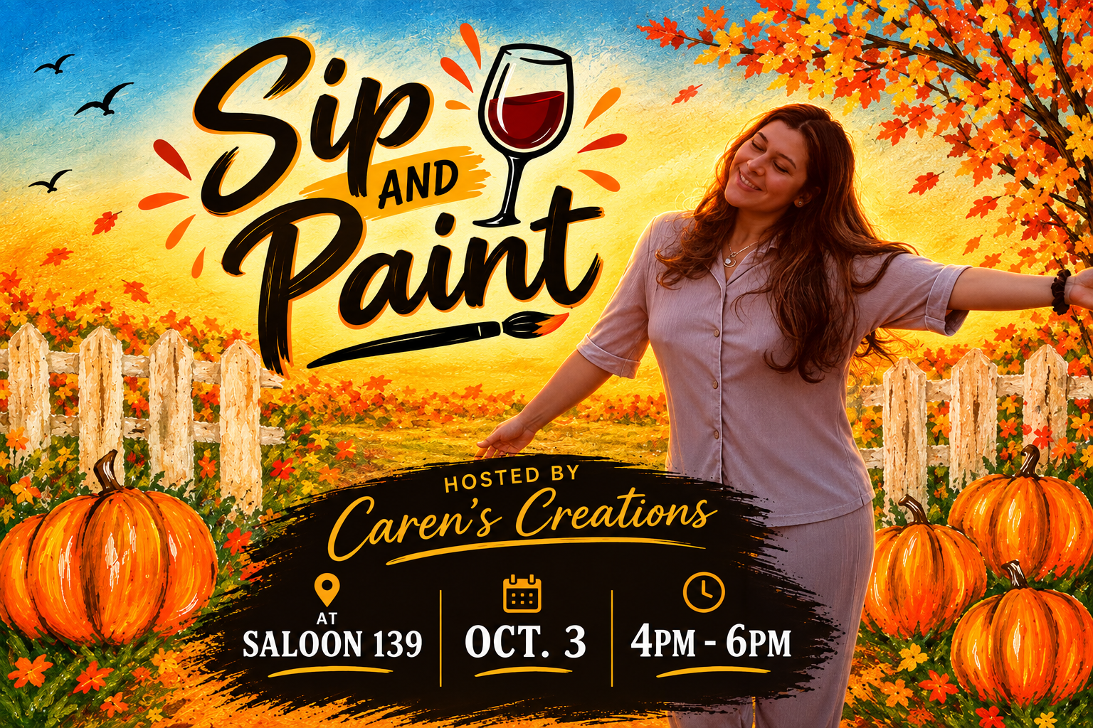 October Sip & Paint