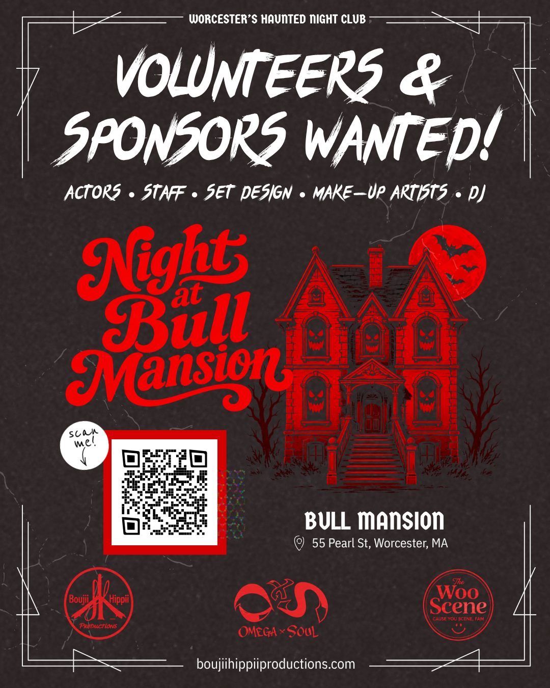 Night At Bull Mansion: Volunteers